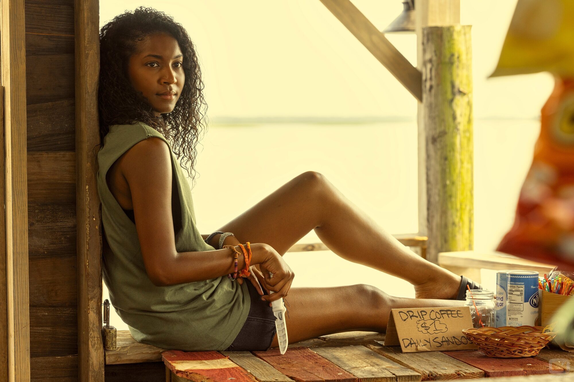 Carlacia Grant en 'El Enduro' de 'Outer Banks'