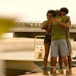 J.D. y Carlacia Grant en Capítulo 1 titulado 'El Enduro' de 'Outer Banks'