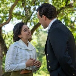 Xavi Lock y Marta Costa en 'Miércoles 20 de agosto de 2025' de 'La promesa'