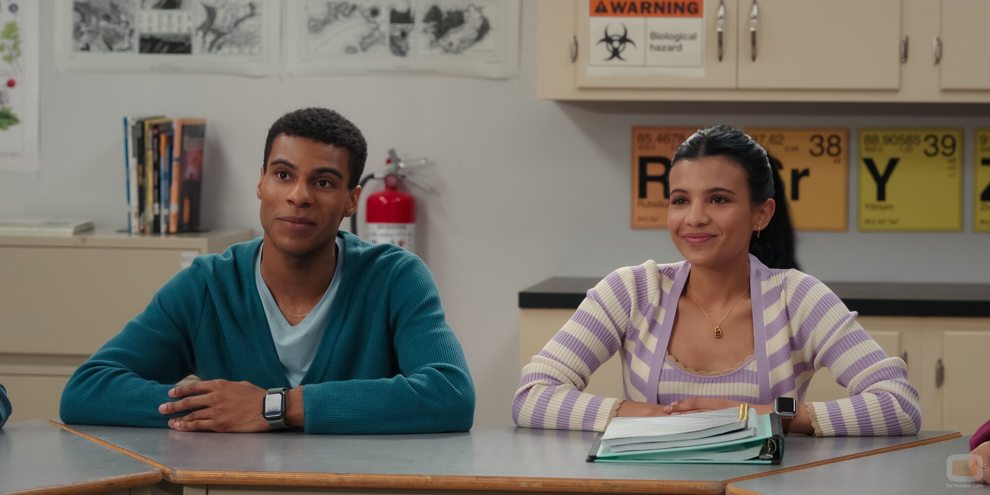 Nikki Rodriguez y Jaylan Evans en la temporada 1 y el capítulo 03 de 'Mi vida con los chicos Walter'