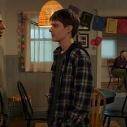 Corey Fogelmanis y Jaylan Evans en 1x07 titulado 'Corren rumores...' de 'Mi vida con los chicos Walter'