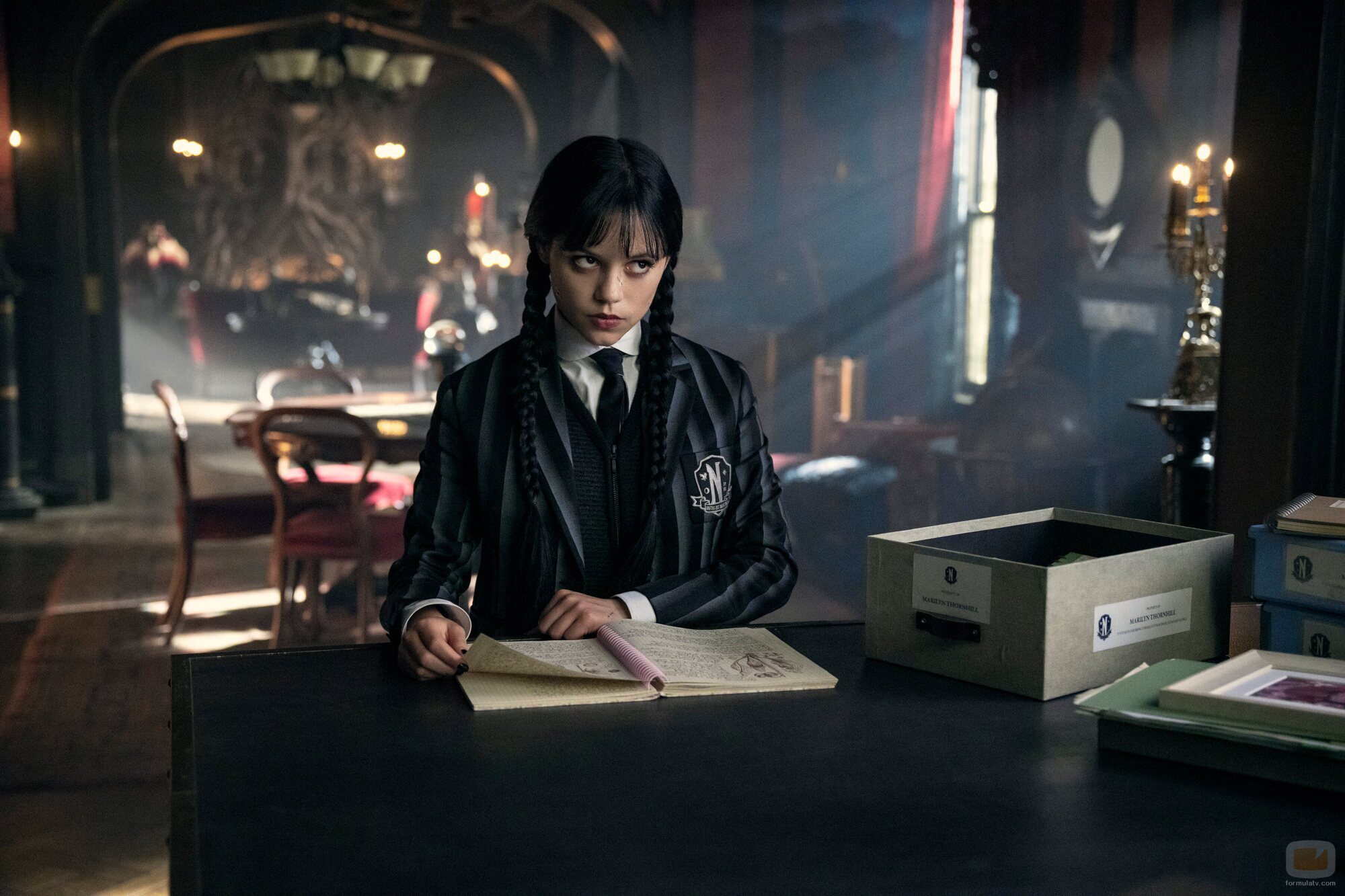 Jenna Ortega en el 2x05 de 'Wednesday'