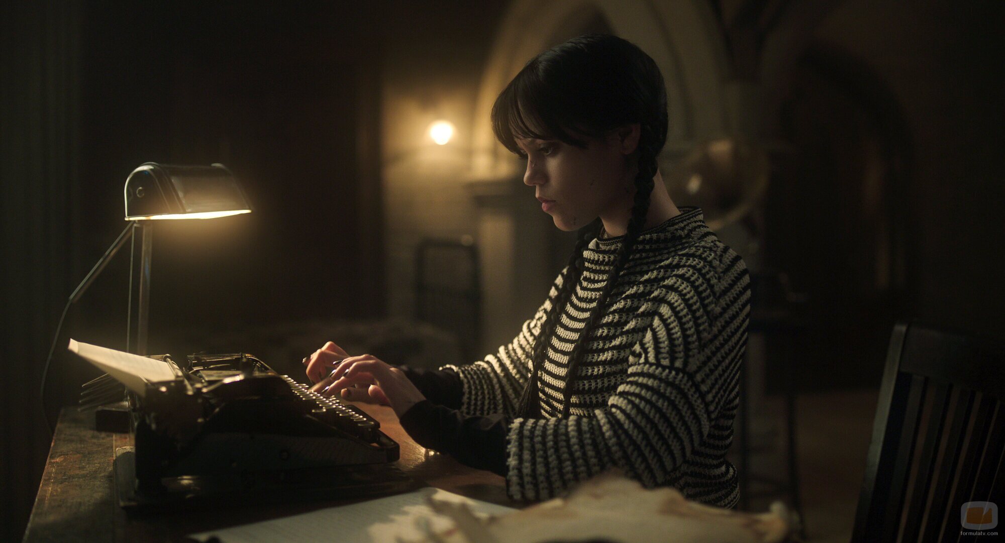 Jenna Ortega en la temporada 2 y el capítulo 05 de 'Miércoles'