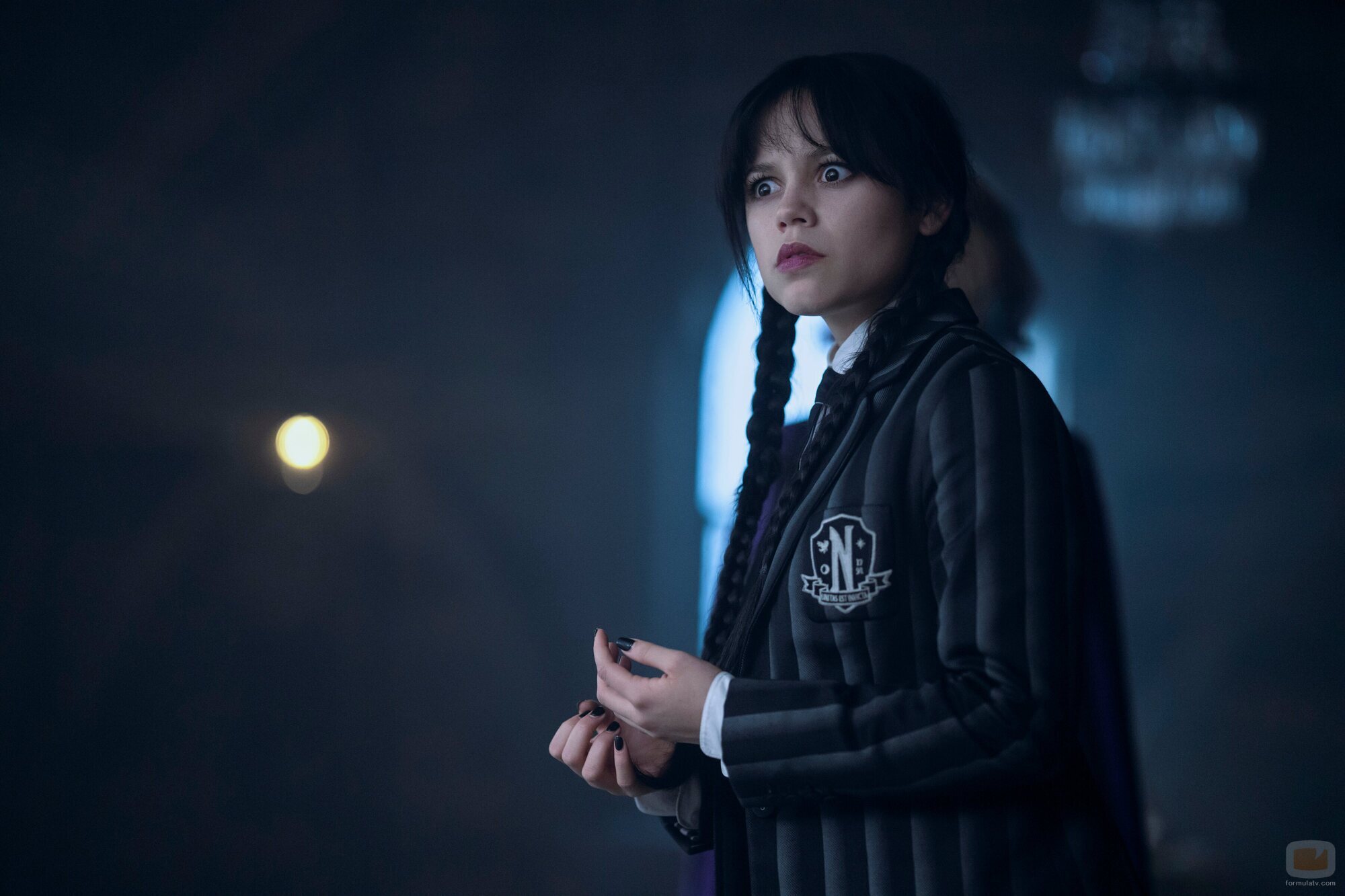 Escena de Jenna Ortega en 2x06 'Entristécete a ti misma' de 'Miércoles'