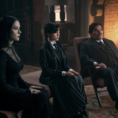 Escena de 'Entristécete a ti misma' de 'Wednesday'