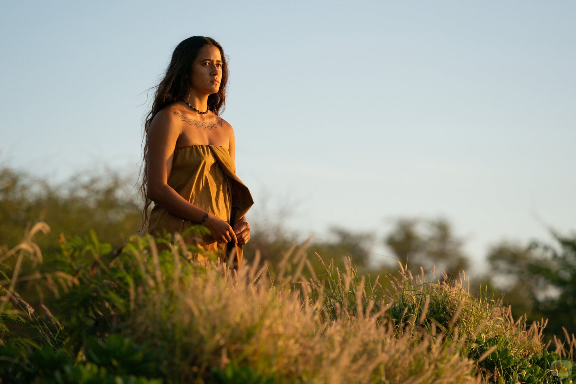 Mainei Kinimaka en 'El gran guerrero' de 'Chief of War'