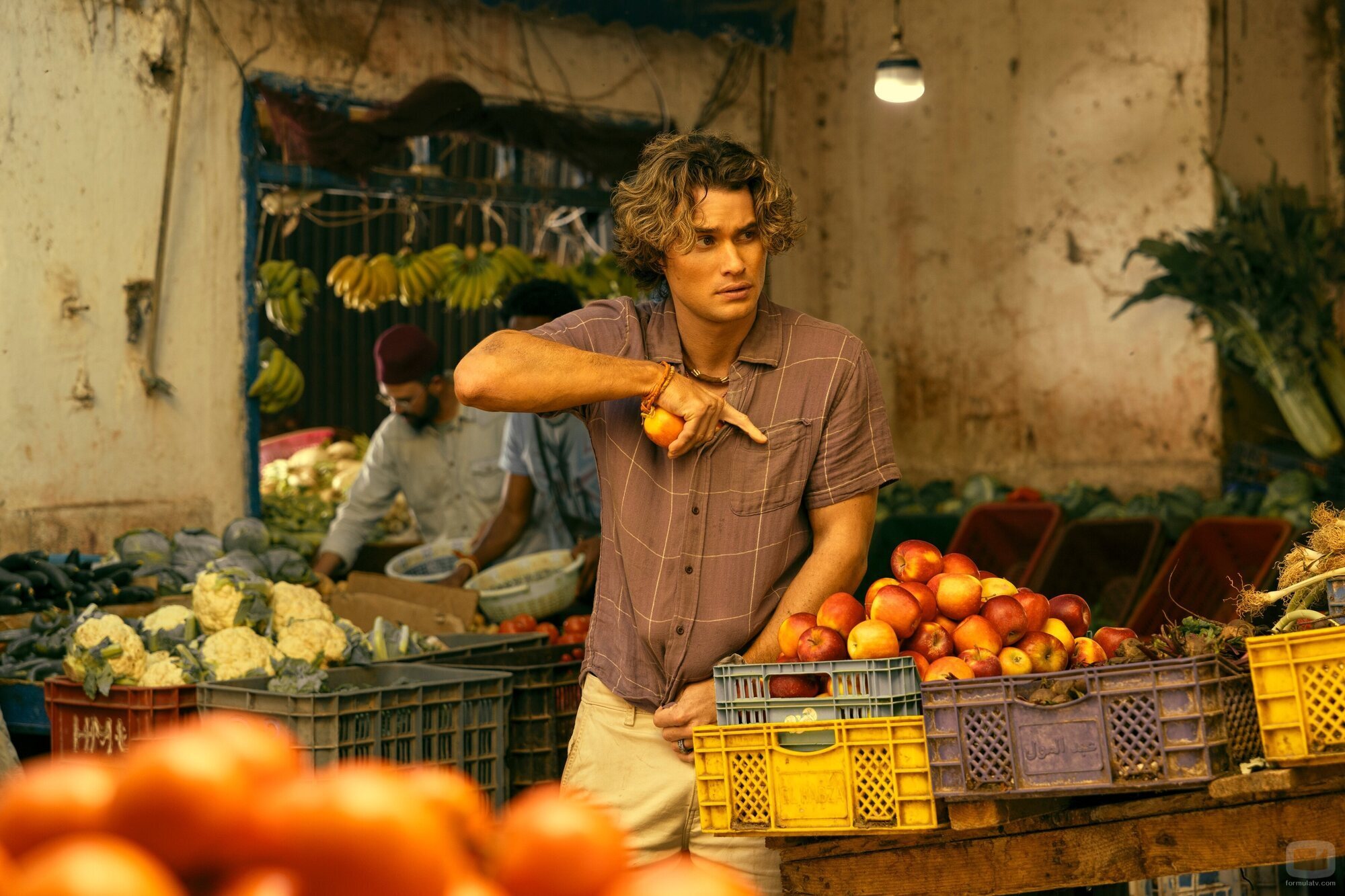 Chase Stokes en 'La corona azul' de 'Outer Banks'