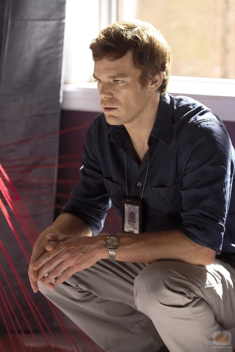 Michael C. Hall en el capítulo "Nuestro padre" de 'Dexter'
