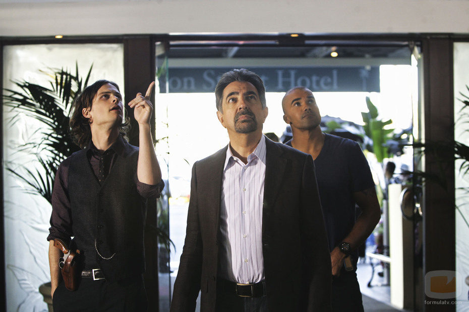 Matthew Gray Gubler, Joe Mantegna y Shemar Moore