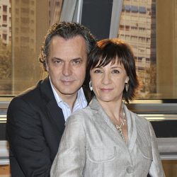 José Coronado y Blanca Portillo en la presentación de la segunda temporada de 'Acusados'