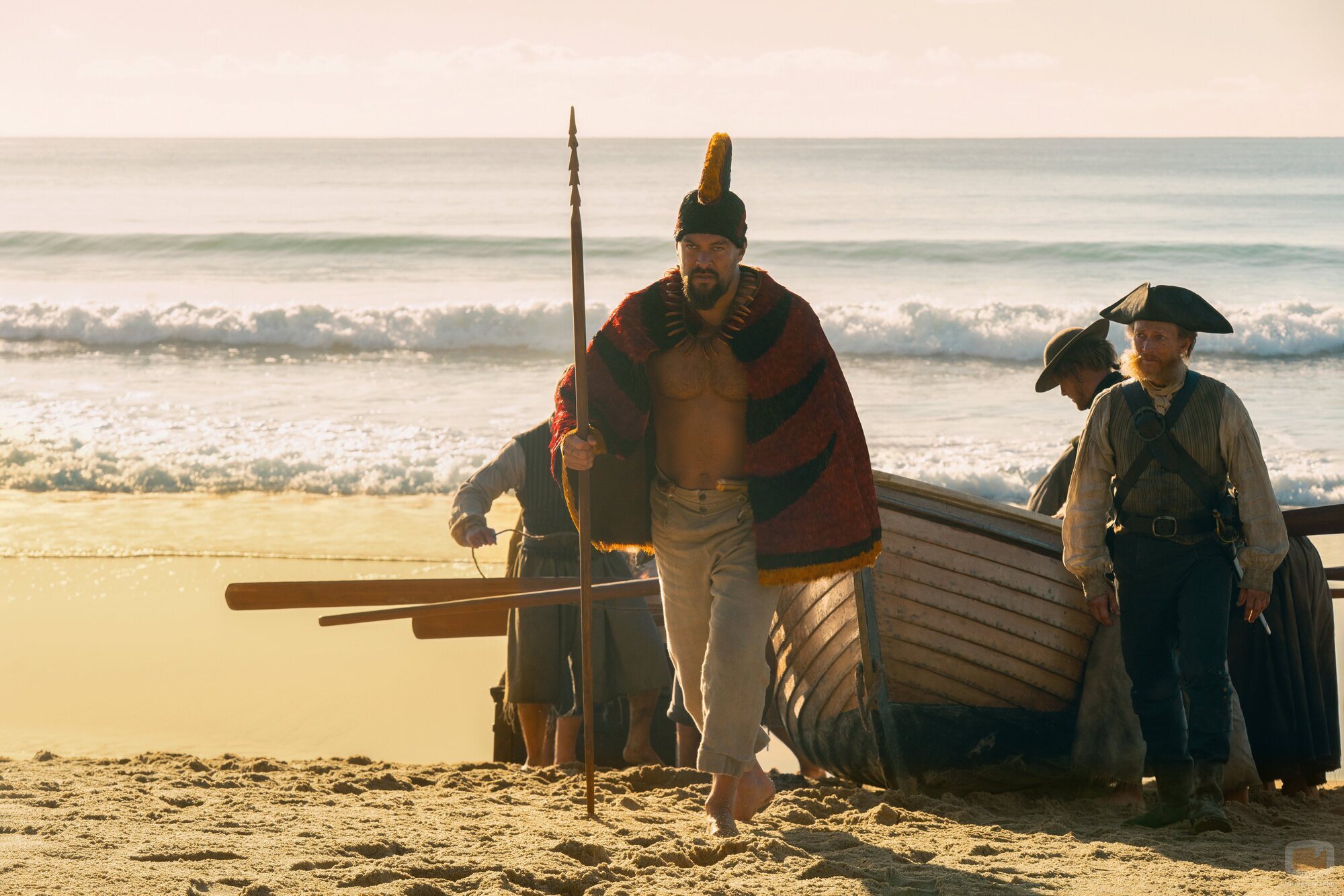 Jason Momoa en el 1x05 de 'El gran guerrero'