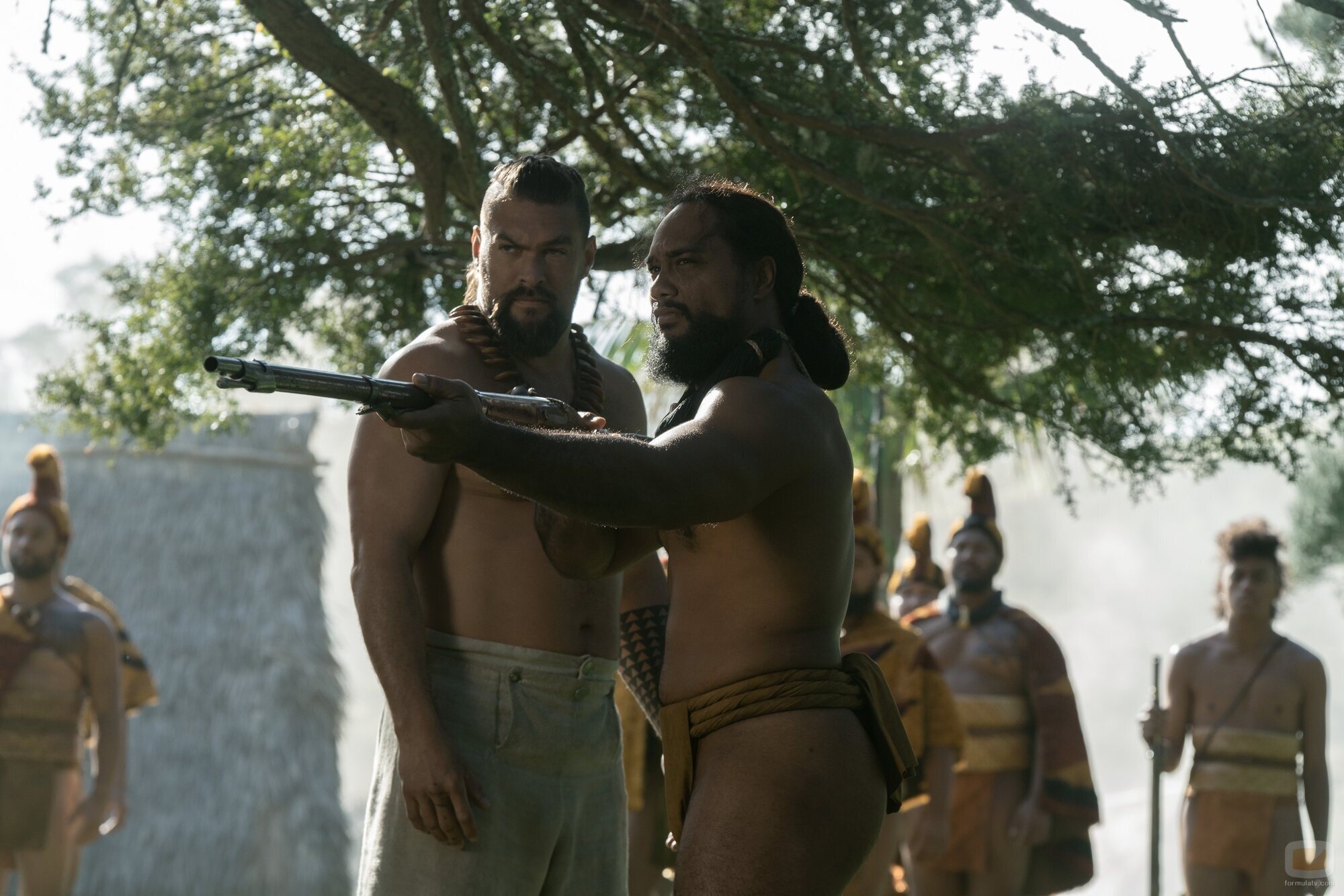 Jason Momoa en Capítulo 8 titulado 'La arboleda sagrada de Niu' de 'El gran guerrero'