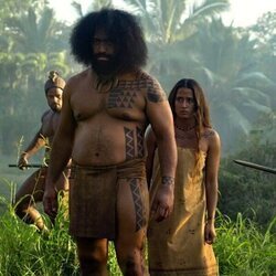 Mainei Kinimaka en 'La arboleda sagrada de Niu' de 'El gran guerrero'