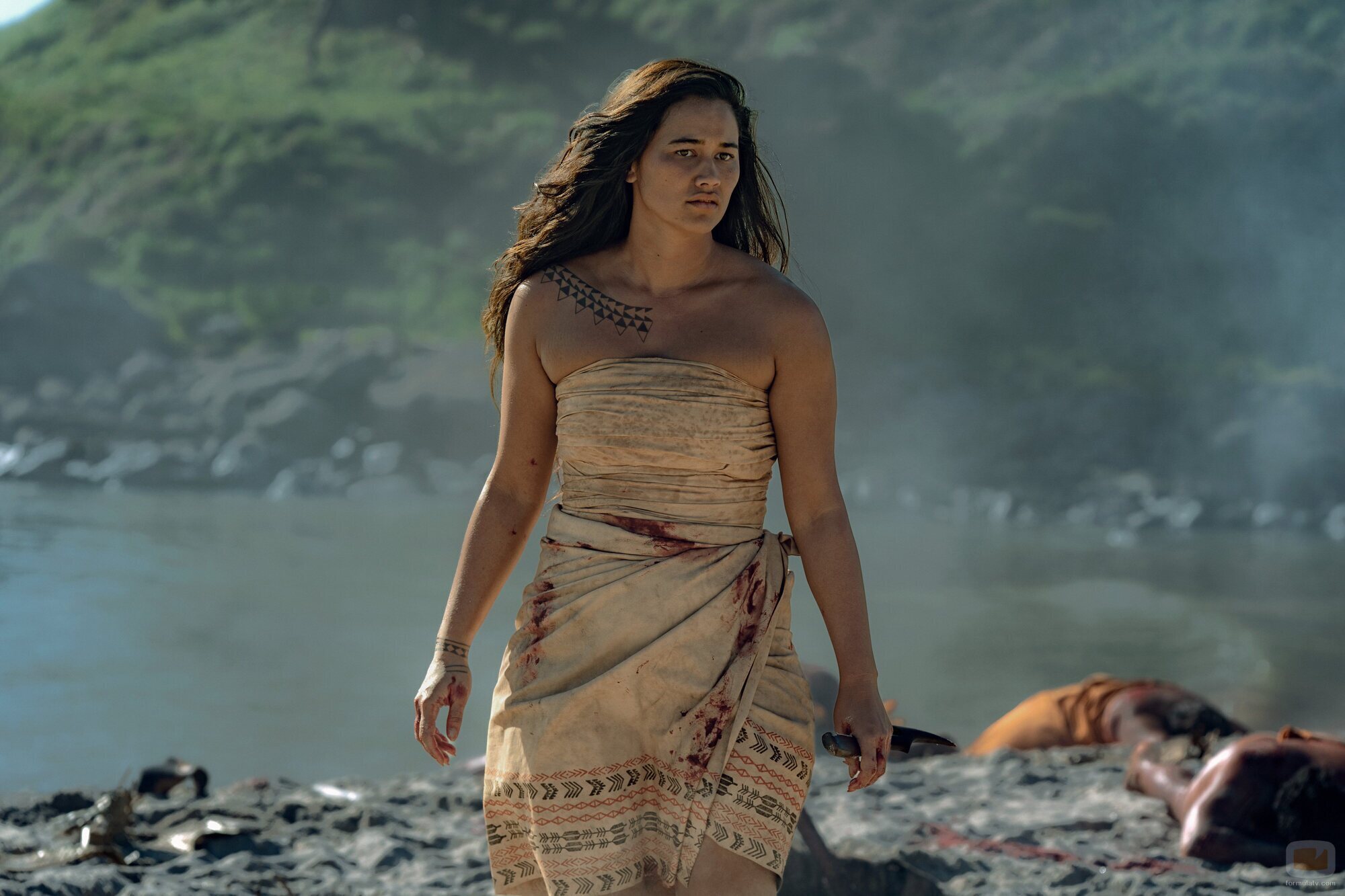 Te Ao O'Hinepehinga en 1x08 titulado 'La arboleda sagrada de Niu' de 'El gran guerrero'