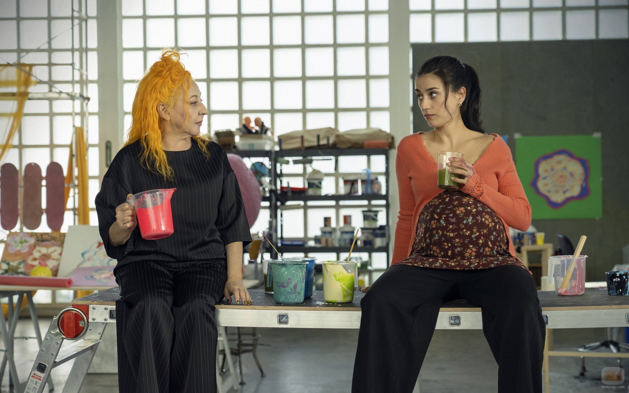 Carmen Machi y Candela Peña en el 1x08 de 'Furia'