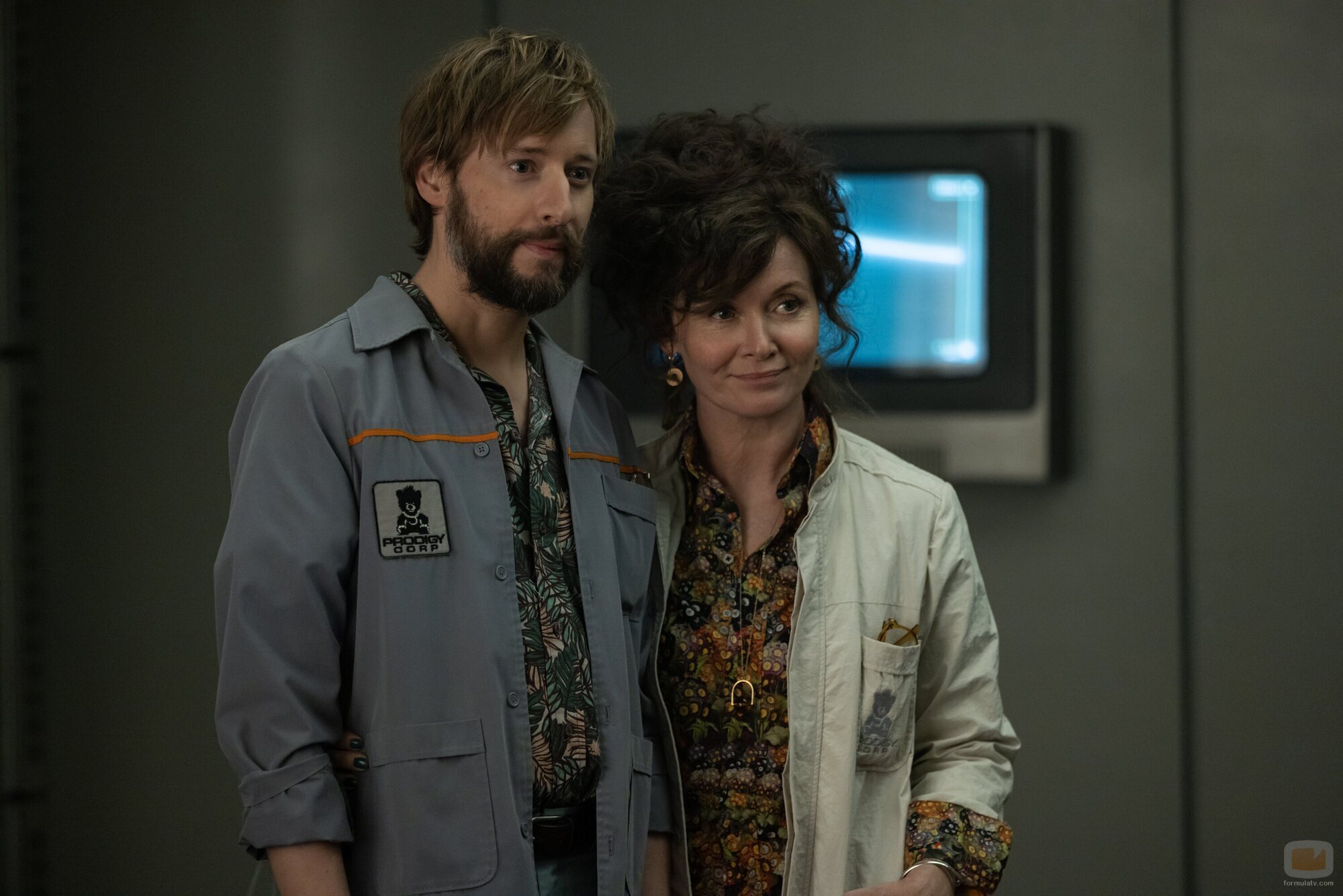Essie Davis y David Rysdahl en Capítulo 1 titulado 'El País de Nunca Jamás' de 'Alien: Planeta Tierra'