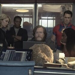 John Cena y Steve Agee en 1x06 titulado 'Lamento Después de Leer' de 'El Pacificador'