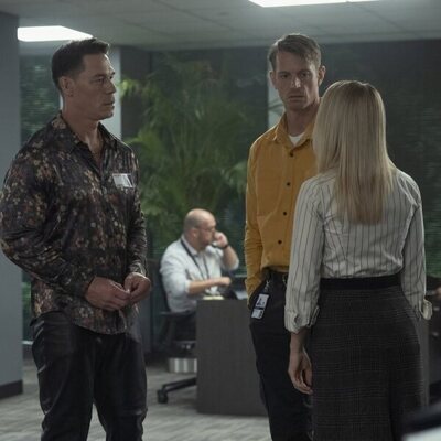 Joel Kinnaman y John Cena en 2x03 'Otro Rick Bajo la Manga' de 'El Pacificador'