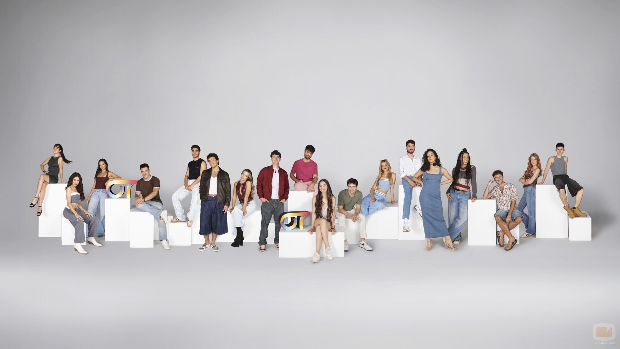 Posado de los 18 concursantes de 'OT 2025'