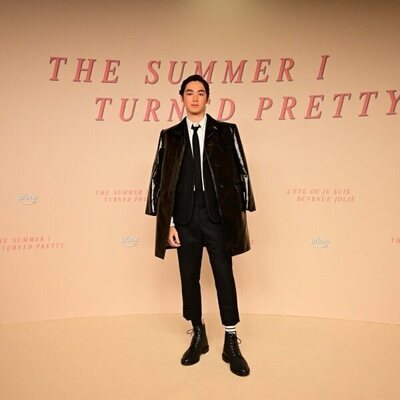 Sean Kaufman, en el photocall en Première del final de 'El verano que me enamoré' en París