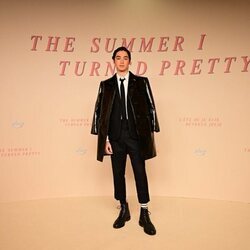 Sean Kaufman, en el photocall en Première del final de 'El verano que me enamoré' en París