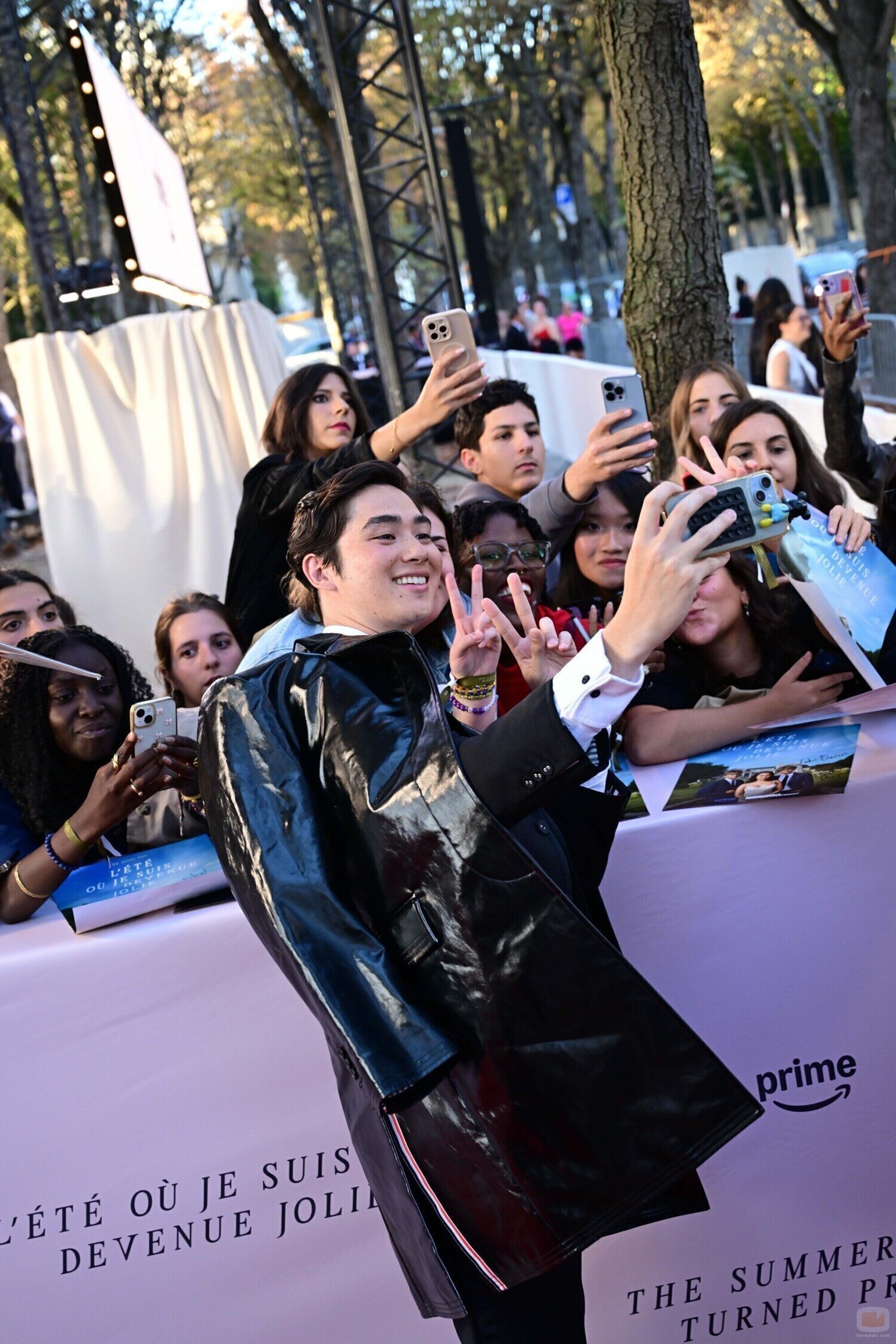 Sean Kaufman en París, Francia: Première del final de 'El verano que me enamoré' en París