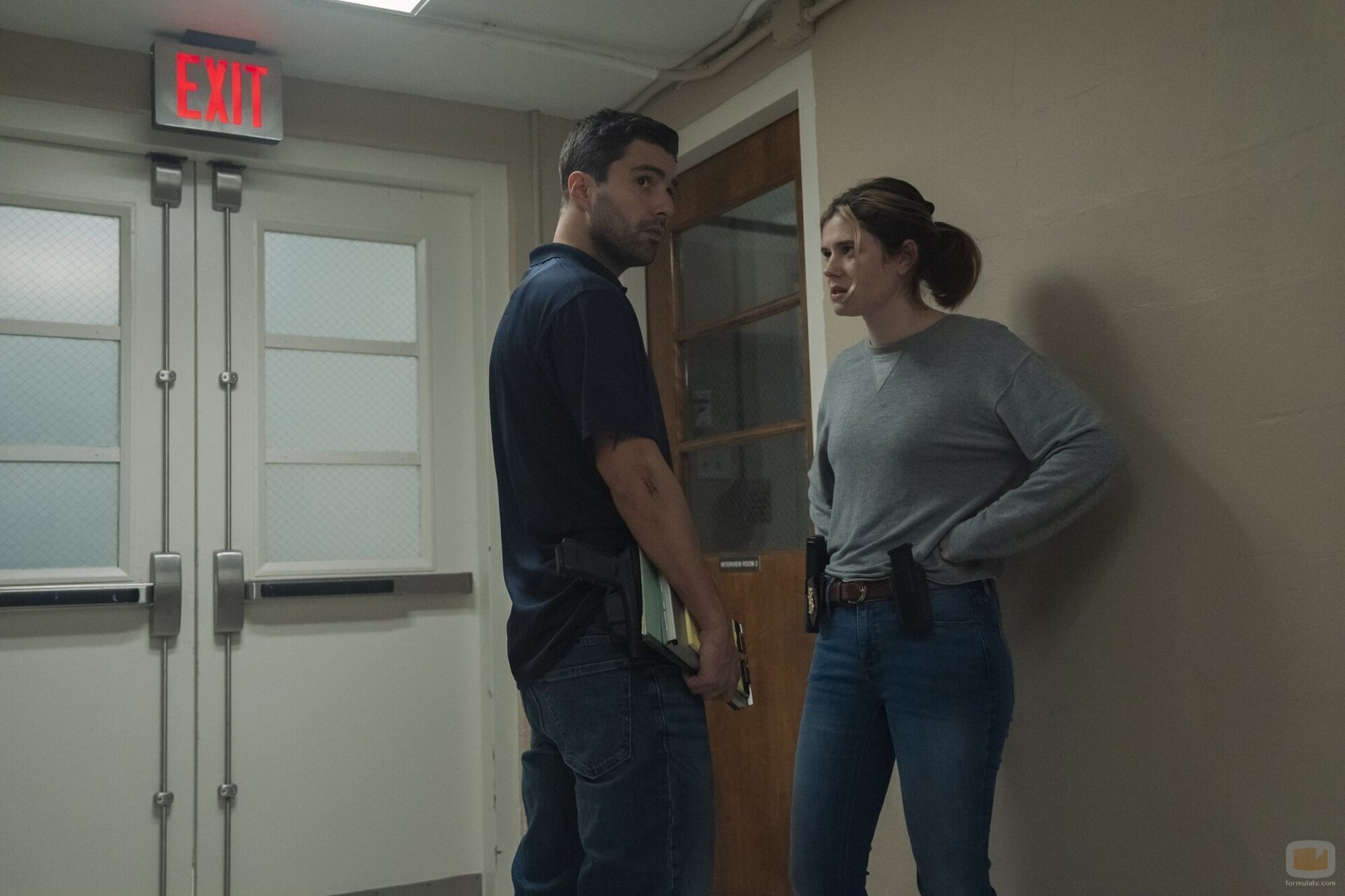 Alison Oliver y Fabien Frankel en la temporada 1 y el capítulo 03 de 'Task'