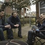 Raúl Castillo y Tom Pelphrey en 1x03 'Nadie es Más Fuerte que el Perdón' de 'Task'