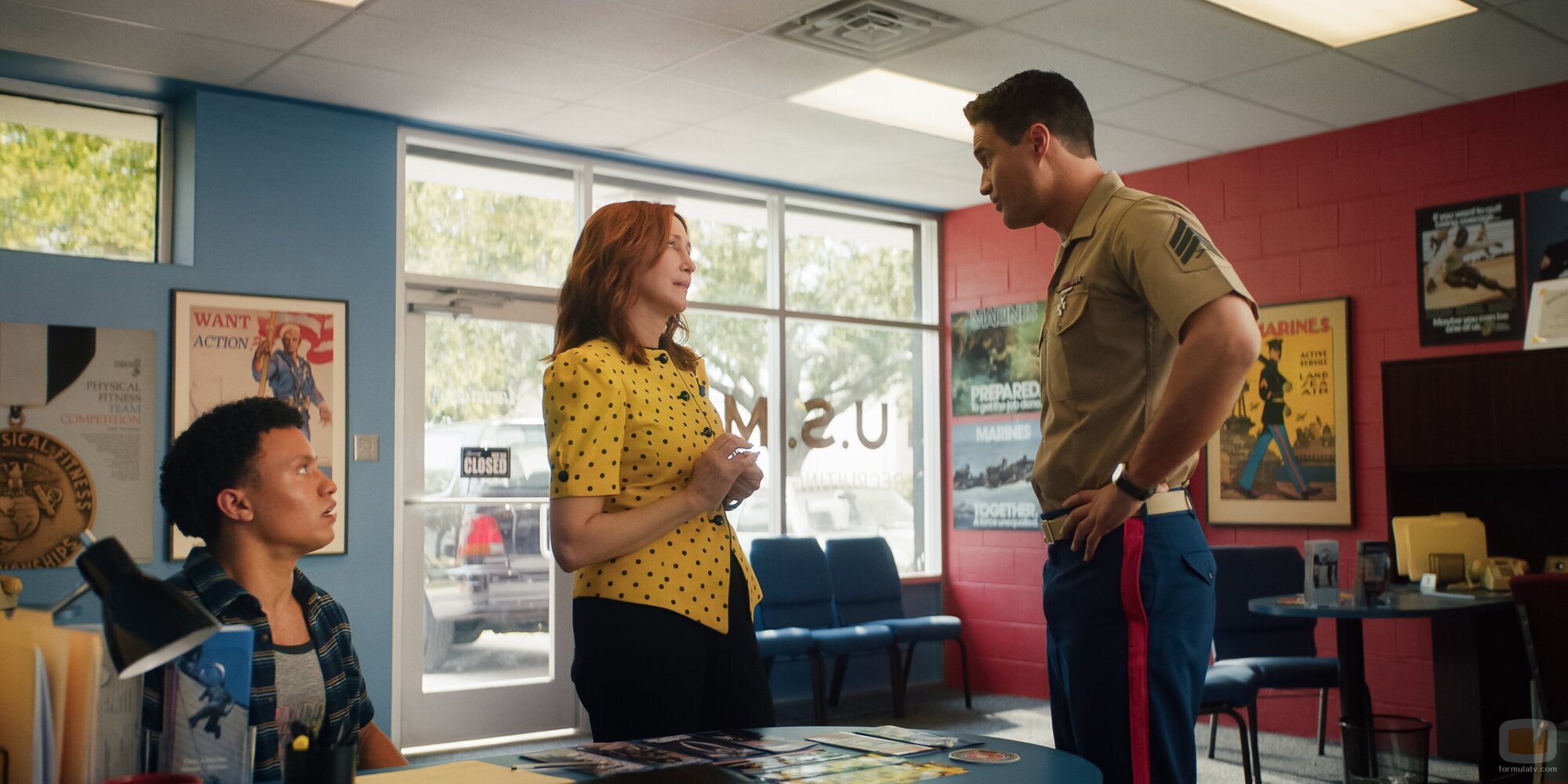 Vera Farmiga en la temporada 1 y el capítulo 01 de 'Reclutas'