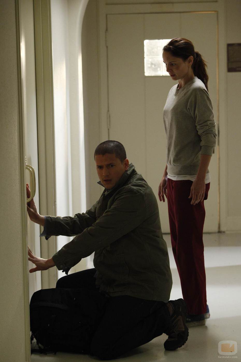 Michael y Sara en Prison Break: The Final Break