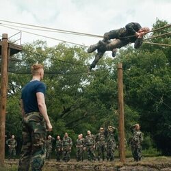 Kieron Moore y Brandon Tyler Moore en el 1x03 de 'Reclutas'