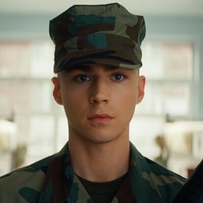 Miles Heizer en el 1x04 de 'Reclutas'