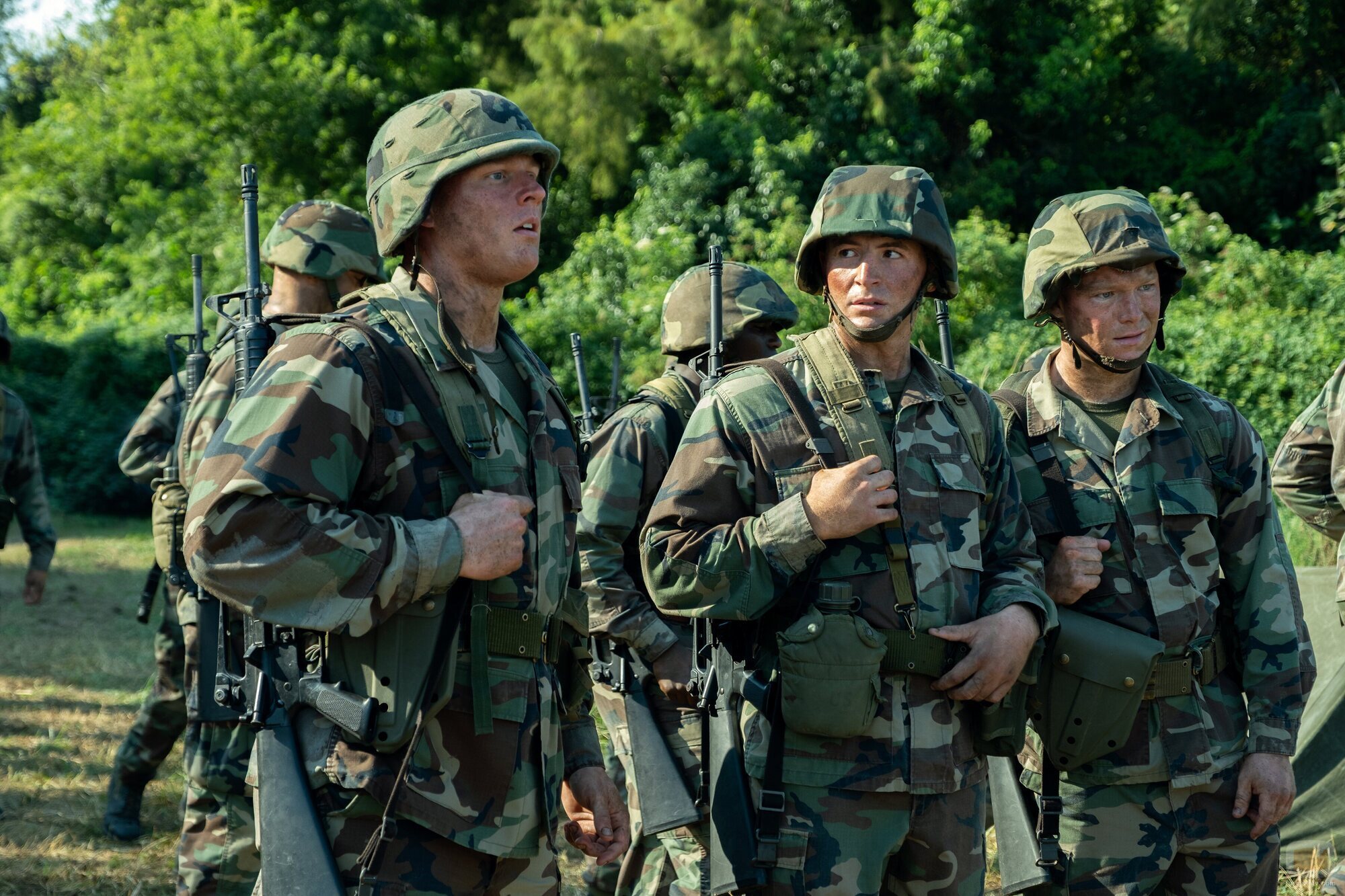 Kieron Moore y Brandon Tyler Moore en el 1x08 de 'Reclutas'