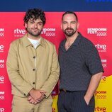 Sergio Jaén y Borja Rueda en la presentación del Benidorm Fest 2026