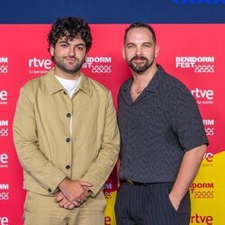 Sergio Jaén y Borja Rueda en la presentación del Benidorm Fest 2026