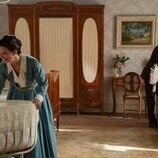 Amparo Piñero y Ibrahim Al Shami J. en 4x207 titulado 'Jueves 16 de octubre de 2025' de 'La promesa'