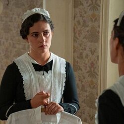 Andrea Del Río y Ángela Echaniz en la temporada 4 y el capítulo 208 de 'La promesa'