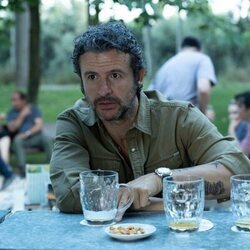 Diego Martín en el 'Arroz mar y montaña con sepia, secreto ibérico y piparras' de 'Gluten Free'