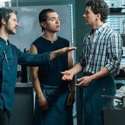 1x02 titulado 'Arroz mar y montaña con sepia, secreto ibérico y piparras' de 'Sin gluten'