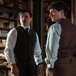 Arturo García Sancho y Álvaro Quintana en 4x211 titulado 'Miércoles 22 de octubre de 2025' de 'La promesa'