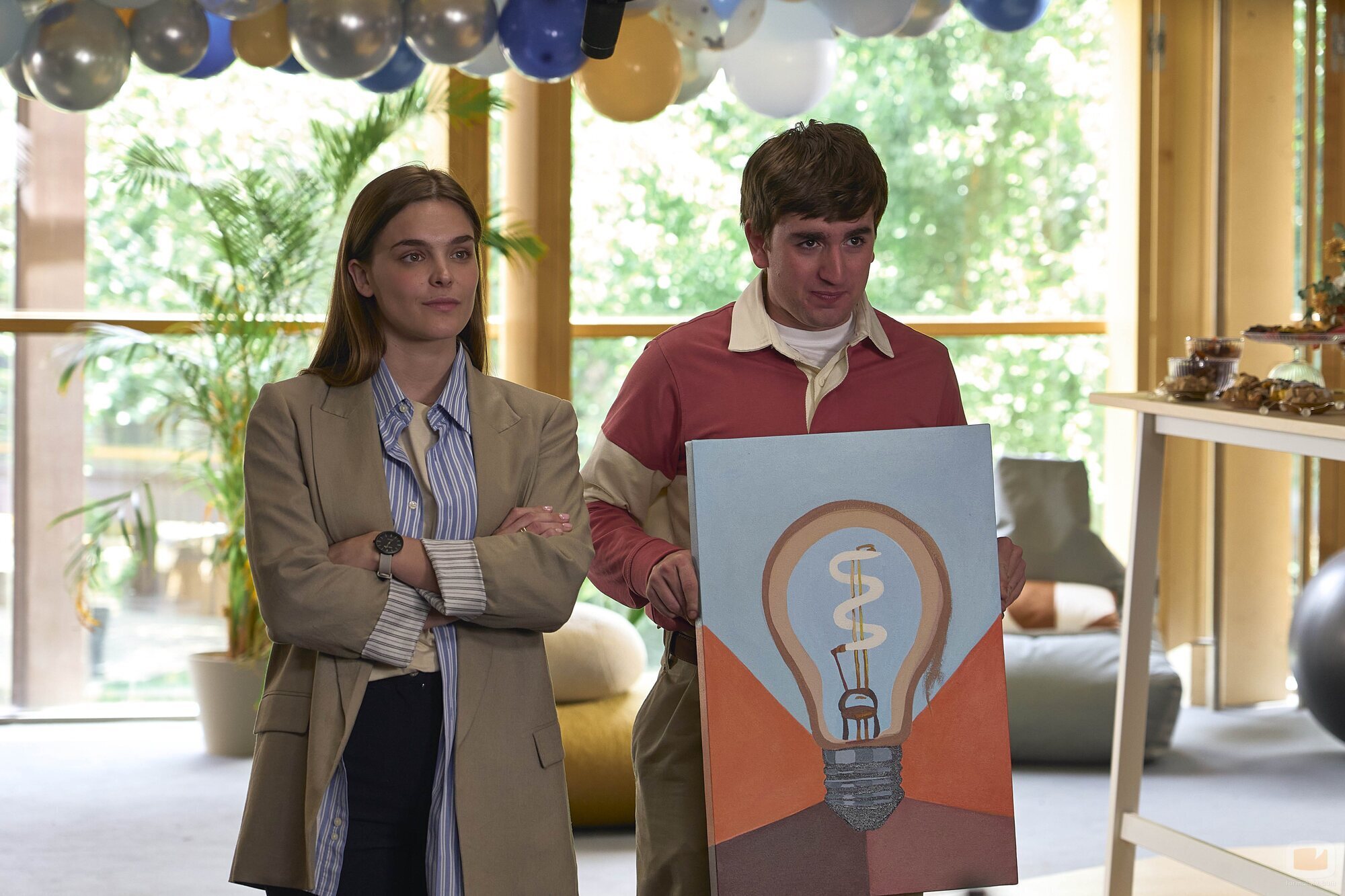 Óscar Ortuño y Judith Fernández en Capítulo 6 titulado 'Business Angel' de 'Entrepreneurs'