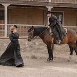 Nathalie Seseña y Jordi Sánchez en 16x05 titulado 'Una ciudad sin ley, un mormón mojón y un saloon a doble altura' de 'La que se avecina'