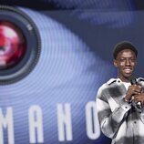Mamadou Sacko en la presentación de 'Gran hermano 20'