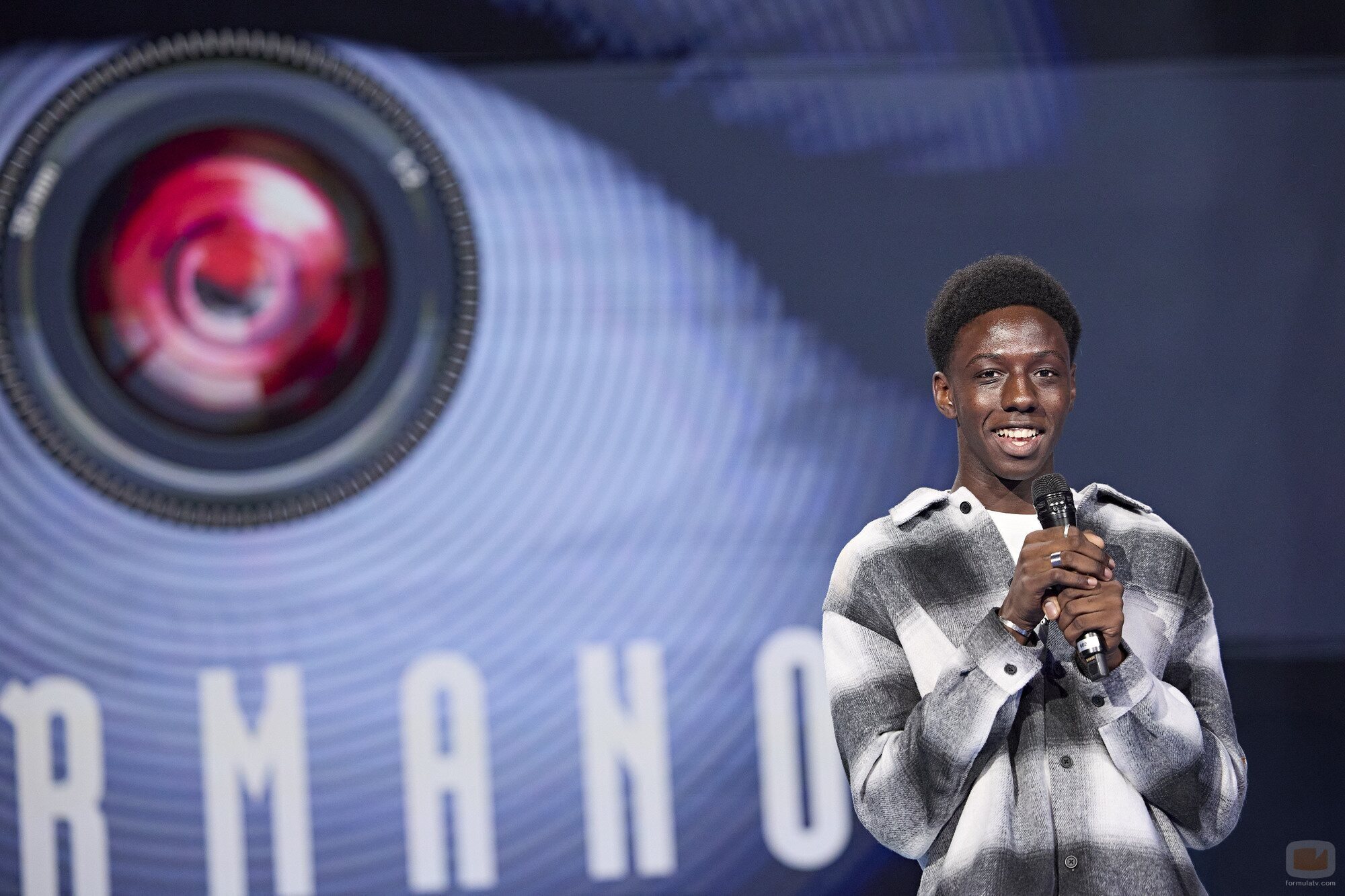 Mamadou Sacko en la presentación de 'Gran hermano 20'