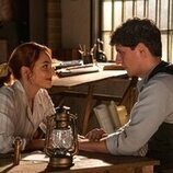 Álvaro Quintana y Sara Font en 4x214 titulado 'Jueves 30 de octubre de 2025' de 'La promesa'