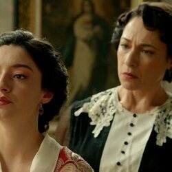 Marta Costa y Isabel Serrano en el 'Viernes 31 de octubre de 2025' de 'La Promesa'