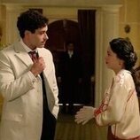 Marta Costa y Luis Maesso en 4x216 titulado 'Lunes 3 de noviembre de 2025' de 'La promesa'