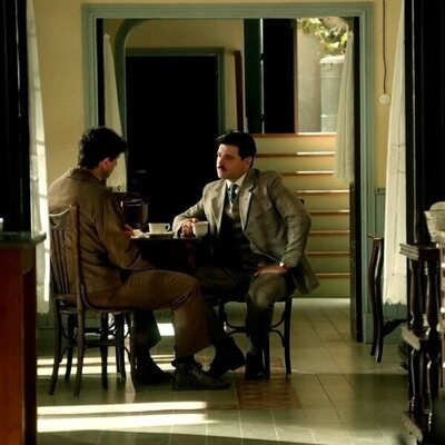 Álvaro Quintana y Arturo García Sancho en el 4x224 de 'La promesa'