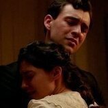 Xavi Lock y Marta Costa en el 4x225 de 'La promesa'