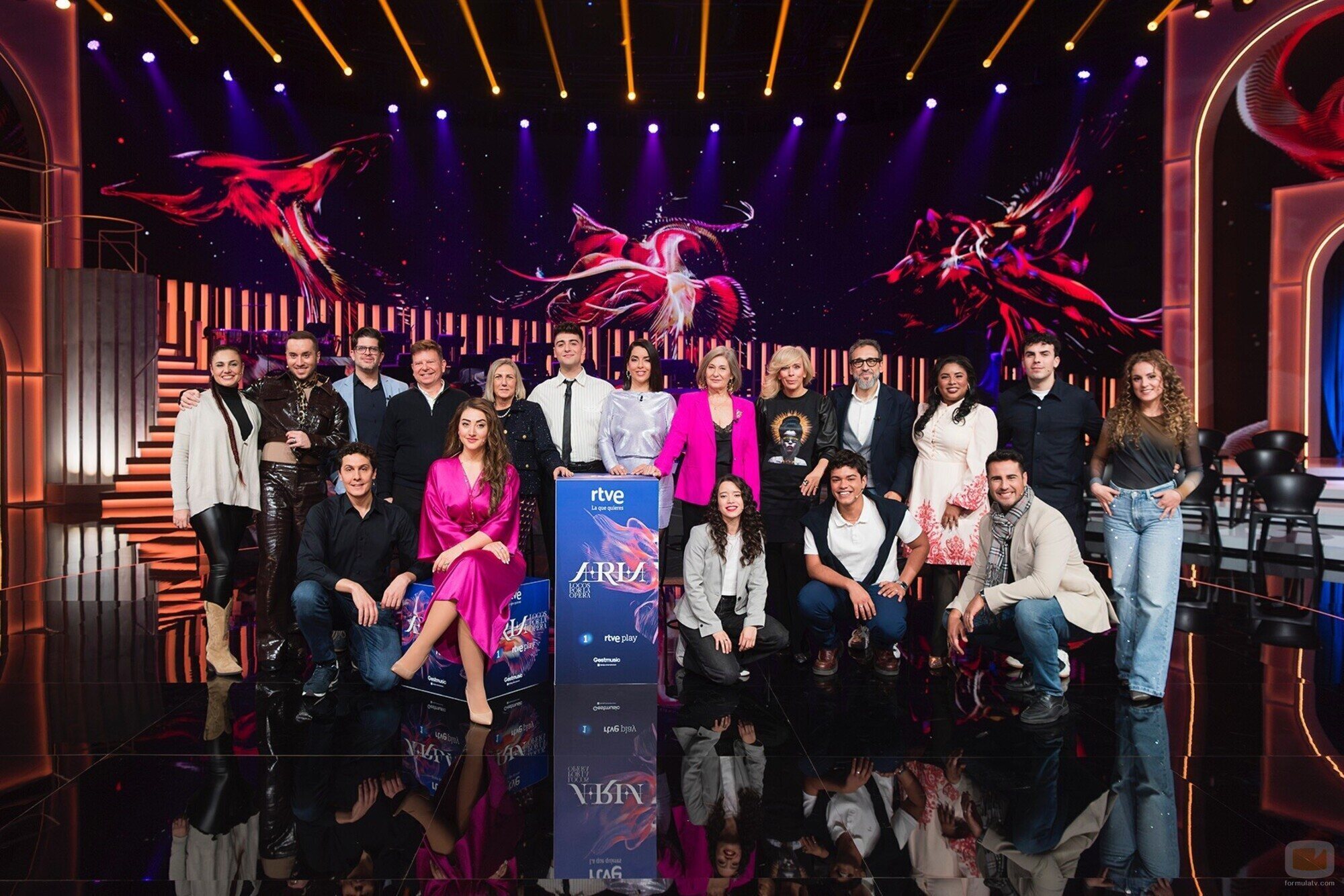 Foto de familia de 'Aria, locos por la ópera'